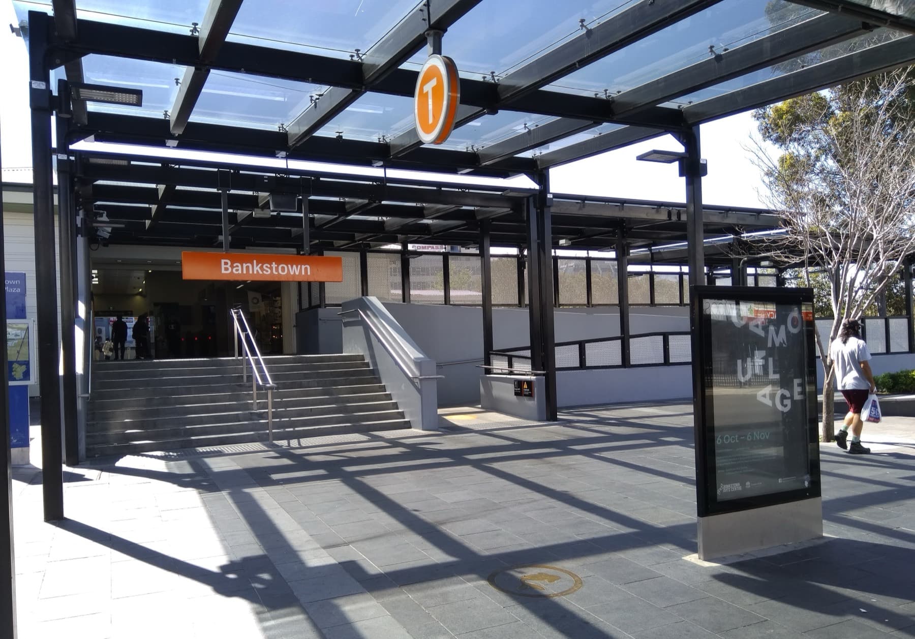 Bankstown station entrance in Sydney's south west, representing HelloTech coverage for Belmore