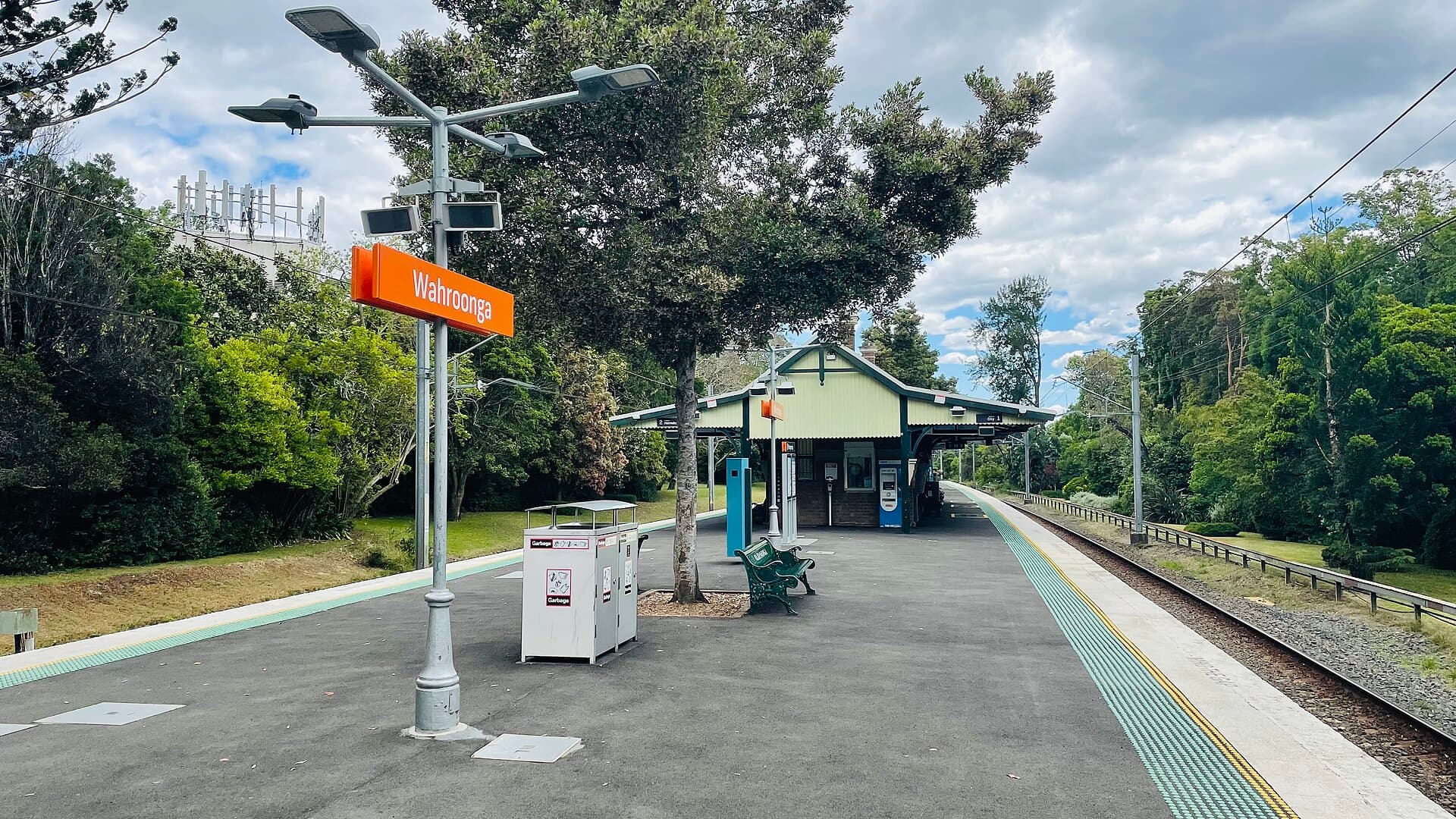 Wahroonga railway station and village area for local HelloTech heritage-home Wi-Fi and family tech support