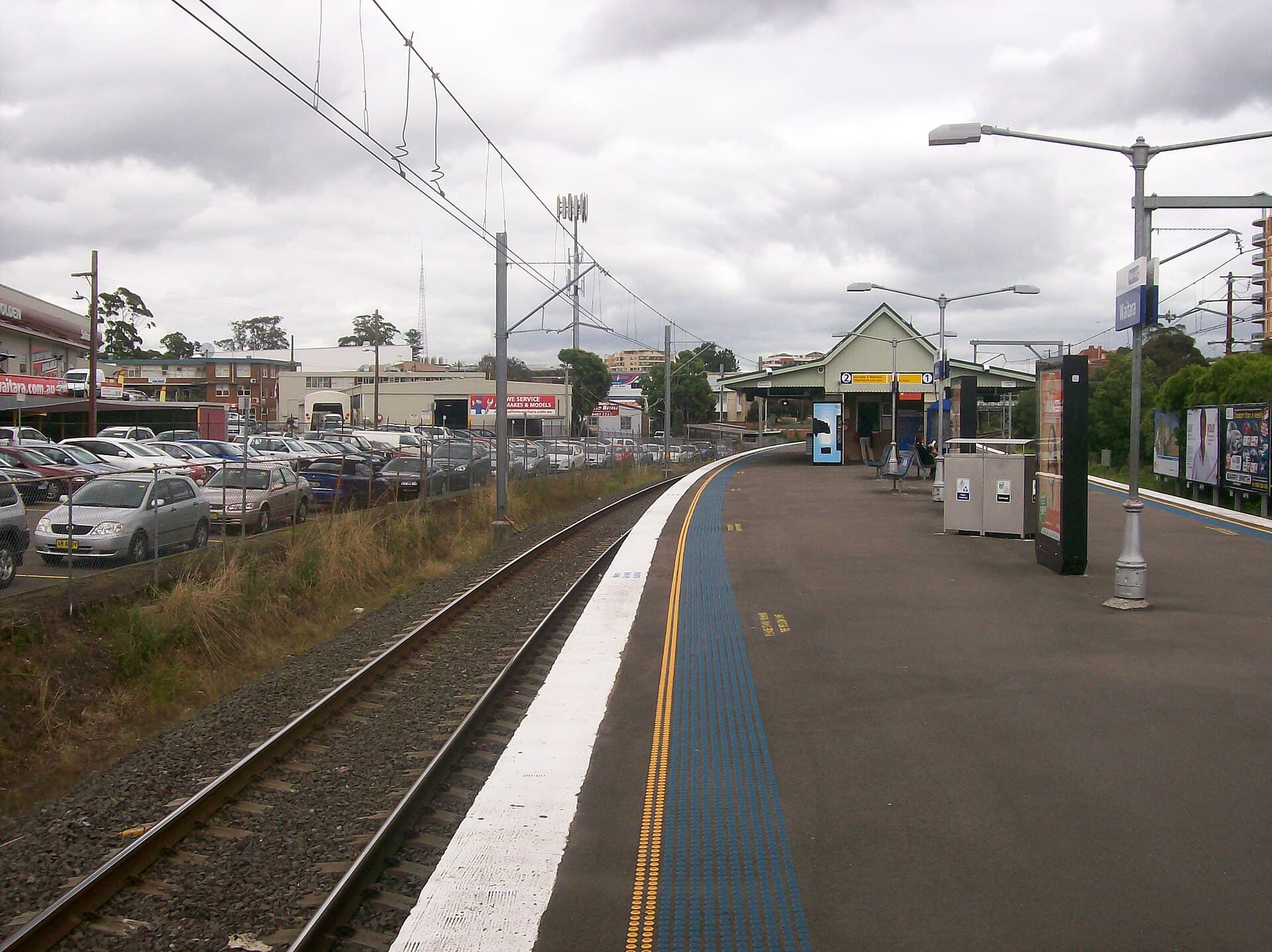 Waitara railway station near the apartment and hospital precinct for local HelloTech laptop repairs and Wi-Fi help